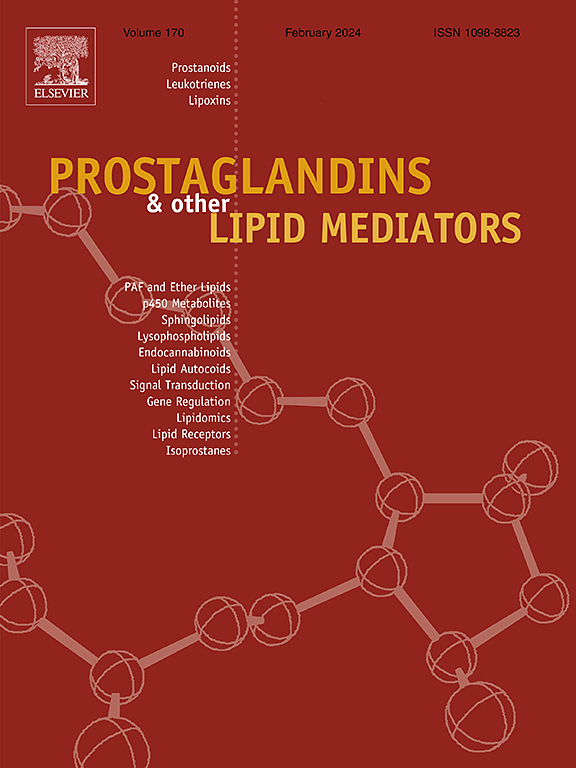 Go to journal home page - Prostaglandins & Other Lipid Mediators